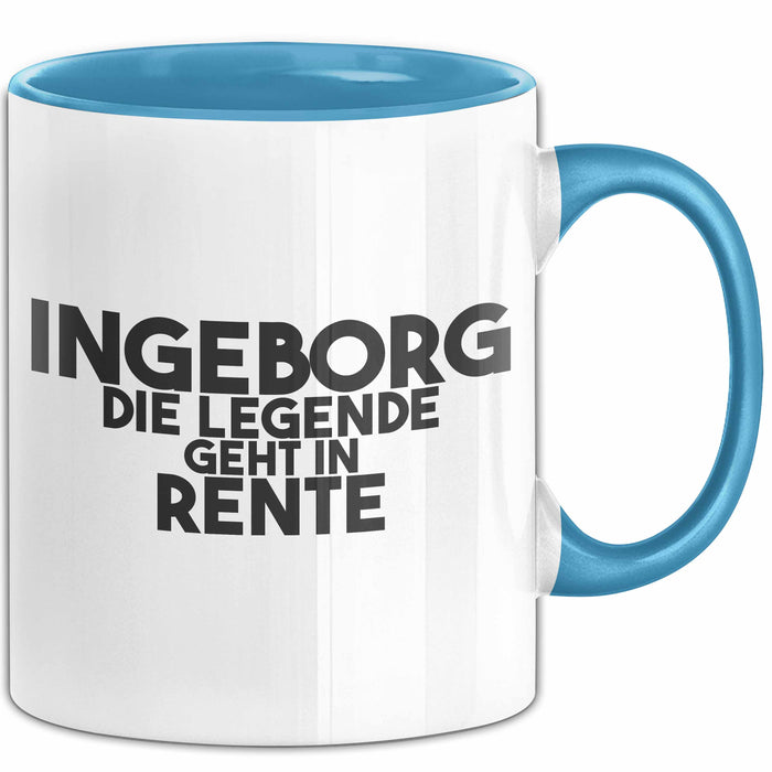 Ingeborg Tasse Ingeborg – Die Legende Geht In Rente Geschenk