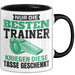 Geschenk Tasse Nur Die Besten Trainer Kriegen Diese Tasse Spruch Geschenkidee Schwarz Trendation