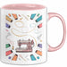 Näh Enthusiast Tasse Geschenk Lustige Geschenkidee Spruch Für Stich Liebhaber Rosa Trendation