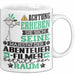 Abenteuerfilmer Geschenk Tasse Lustiger Spruch Erheben Sie Sich Der Abenteuerfilmer Betritt den Raum Weiß Trendation