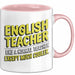 Englischlehrer Unterricht Tasse Geschenk Lustige Geschenkidee Spruch Englisch Lehrer Wie Ein Normaler Lehrer Nur Viel Cooler Rosa Trendation