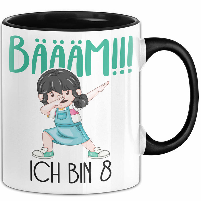 Lustige Tasse Geschenk Bäääm Dab Girl Witziger Spruch Schwarz Trendation