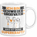 Schwiegergroßvater Tasse Geschenk für Schwiegergroßvater Geburtstag Lustiger Spruch Kaffee-Becher Was Ist Deine Superkraft Weiß Trendation