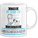 Hundebedarfsverkäuferin Tasse Geschenk Becher Stark Attraktiv Furchtlos Hundebedarfsverkäuferin Lustige Geschenkidee Weiß Trendation