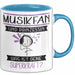 Musikfan Und Prinzessin Tasse Geschenk Für Eine Musikfan Geburtstag Was Ist Deine Superkraft Blau Trendation