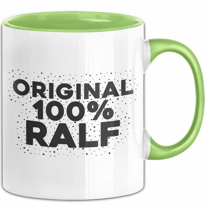 Ralf Tasse Original 100% Ralf Geschenk Grün Trendation