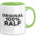 Ralf Tasse Original 100% Ralf Geschenk Grün Trendation