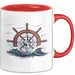 Schiffskapitän Tasse Geschenk Lustige Geschenkidee Spruch Für See Führer Rot Trendation