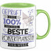 Beste Konzertpianistin Der Welt Tasse Geschenk für Eine Konzertpianistin Geprüft Und Sicher Geschenkidee Geburtstag Weihnachten Grün Trendation