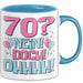 70er Geburtstag Geschenk Männer Frauen 70 Nein Doch Ohhhh Lustiger Spruch Geschenkidee Kaffee-Becher Blau Trendation