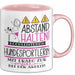 Hundesportlerin Tasse Geschenk Lustig Abstand Halten Hochleistungs-Hundesportlerin Mit Drang Zur Perfektion Bei Der Arbeit Rosa Trendation