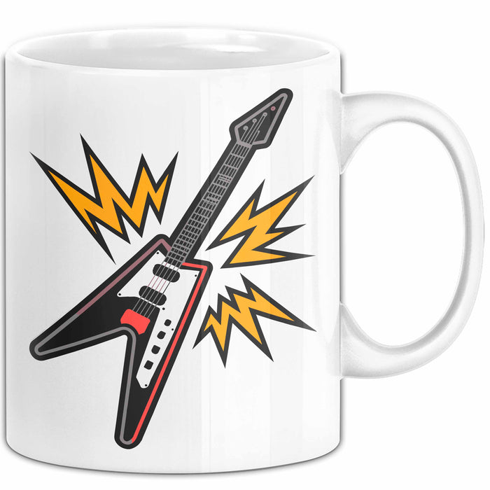 Rockband Fan Tasse Geschenkidee für laute Musikliebhaber Weiß Trendation