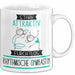 Rhythmische Gymnastin Tasse Geschenk Becher Stark Attraktiv Furchtlos Rhythmische Gymnastin Lustige Geschenkidee Weiß Trendation