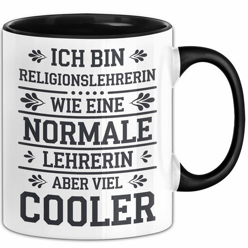 Religionslehrer Tasse Geschenk Lustige Geschenkidee Spruch Ich Bin Religionslehrerin Trendation