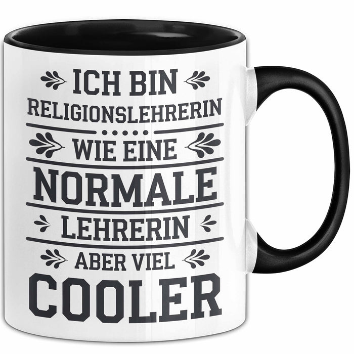 Religionslehrer Tasse Geschenk Lustige Geschenkidee Spruch Ich Bin Religionslehrerin Trendation