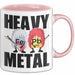 Punk Rock Metal Chemiker Tasse Geschenk Lustiger Spruch Musiker Wissenschaft Rosa Trendation