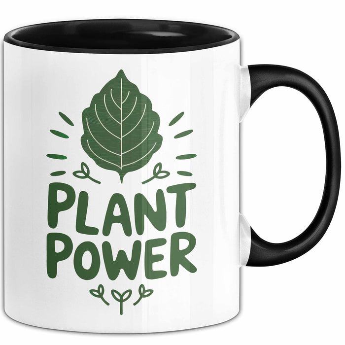 Veganer Tasse Geschenkidee Pflanzenkraft Trendation