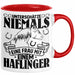 Haflinger Tasse Geschenk Haflinger-Besitzerin Pferde Kaffeetasse Geschenkidee Spruch Reiterin Reiten Pferde Kaffee-Becher Rot Trendation