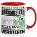 Rockmusiker Geschenk Tasse Geschenkidee für Rockmusiker Geburtstag Lustig Ich Bin Rockmusiker Ich Kann Es Dir Erklären Aber Nicht Für Dich Verstehen Rot Trendation