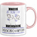 Taekwondo-Kämpferin Tasse Geschenk Becher Stark Attraktiv Furchtlos Taekwondo-Kämpferin Lustige Geschenkidee Rosa Trendation