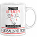 Fußballspielerin Tasse Geschenk Becher Stark Attraktiv Furchtlos Fußballspielerin Lustige Geschenkidee Weiß Trendation