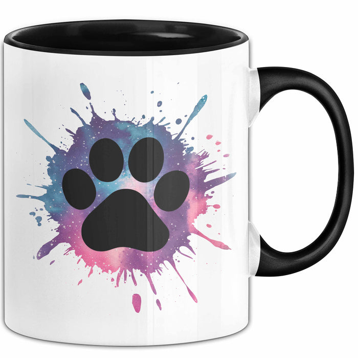 Hund Tierliebhaber Tasse Geschenk Lustige Geschenkidee Spruch Schwarz Trendation