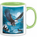 Adler Vogel Tasse Geschenk Lustige Geschenkidee Spruch Grün Trendation