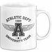 Sportabteilung Universitätsmannschaft Tasse Geschenk Lustige Geschenkidee Spruch Weiß Trendation