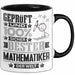 Mathematiker Geschenk Lustiger Spruch für Mathematiker Geschenkidee Bester Mathematiker Der Welt Schwarz Trendation