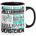 Jazz-Liebhaber Geschenk Tasse Lustige Geschenkdiee für einen Jazz-Liebhaber Geburtstag Ich Bin Jazz-Liebhaber Ich Kann Es Dir Erklären Aber Nicht Für Dich Verstehen Schwarz Trendation