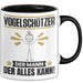 Vogelschützer Tasse Geschenk für Vogelschützer Der Mann Der Alles Kann Geschenkidee zum Geburtstag Schwarz Trendation