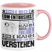 EDM-Enthusiast Geschenk Tasse Lustige Geschenkdiee für einen EDM-Enthusiast Geburtstag Ich Bin EDM-Enthusiast Ich Kann Es Dir Erklären Aber Nicht Für Dich Verstehen Rosa Trendation