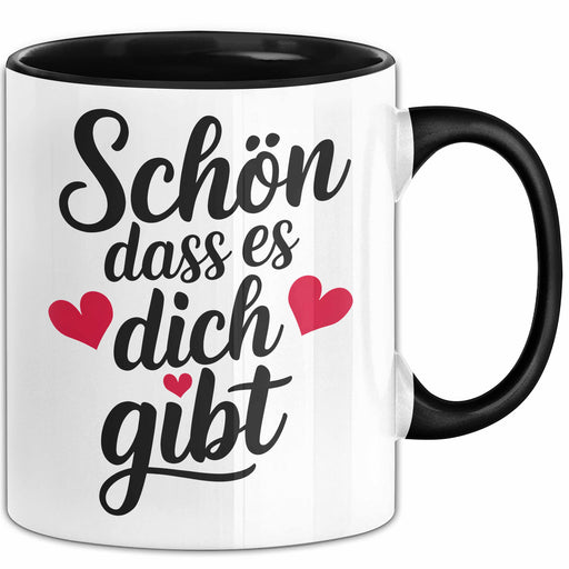 Liebe Tasse Geschenk Schoen Dass Es Dich Gibt Geschenkidee Geburtstag Partnerin Trendation