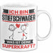 Stiefschwager Tasse Geschenk für Stiefschwager Geburtstag Lustiger Spruch Kaffee-Becher Was Ist Deine Superkraft Weiß Trendation