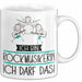 Geschenk für Rockmusikerin Tasse Lustige Geschenkidee Geburtstag Ich Bin Rockmusikerin Ich Darf Das Weiß Trendation