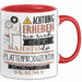Plattenproduzentin Tasse Geschenk Lustiger Spruch Bitte Erheben Sie Sich Seine Majestät Die Plattenproduzentin Betritt Den Raum Rot Trendation