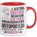 Reitsportler Geschenk Tasse Lustiger Spruch Erheben Sie Sich Der Reitsportler Betritt den Raum Rot Trendation