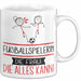 Fußballspielerin Geschenk Tasse Becher Die Frau Die Allen Kann Geschenkidee für eine Fußballspielerin Lustig Weiß Trendation