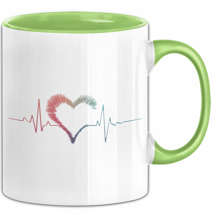 Sanitäter Tasse Geschenkidee für Ersthelfer Grün Trendation