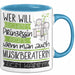 Musikberaterin Tasse Geschenk Spruch Wer Will Schon Prinzessin Sein Wenn Man Auch Musikberaterin Sein Kann Blau Trendation