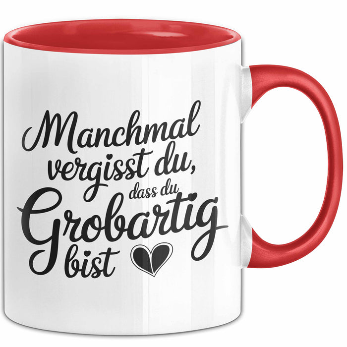 Frauentag Tasse Geschenk Lustige Geschenkidee Spruch Manchmal Vergisst Du Dass Du Großartig Bist Rot Trendation