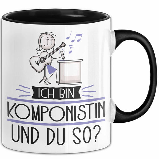 Komponistin Tasse Geschenk Ich Bin Komponistin Und Du So Geschenkidee Lustiger Spruch Becher Trendation