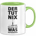 Handwerker Reparateur Tasse Geschenk Lustige Geschenkidee Spruch Der Tut Nix Der Will Nur Was Reparieren Grün Trendation