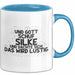 Silke Tasse Und Gott Schuf Silke Und Dachte Sich: Das Wird Lustig Geschenk Blau Trendation