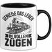Zugfahrer Tasse Geschenk Bahnfahrer Genieße Das Leben In Vollen Zügen Trendation
