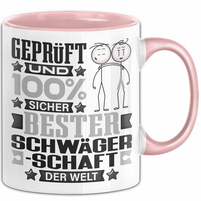 Schwägerschaft Geschenk Lustiger Spruch für Schwägerschaft Geschenkidee Bester Schwägerschaft Der Welt Rosa Trendation