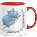 Mathematiklehrer Unterricht Tasse Geschenk Lustige Geschenkidee Spruch Hippotenuse Rot Trendation