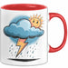 Meteorologe Tasse Geschenk Lustige Geschenkidee Spruch Für Wetter Beobachter Rot Trendation
