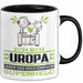 Uropa Geschenk Tasse Ich Bin Uropa Aber Sag Doch Einfach Superheld Lustige Geschenkdiee für Uropa Kaffee-Becher Schwarz Trendation