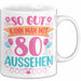 80er Geburtstag Tasse Geschenk Frauen So Gut Kann Man Mit 80 Aussehen Geschenkidee Geburtstag Weiß Trendation